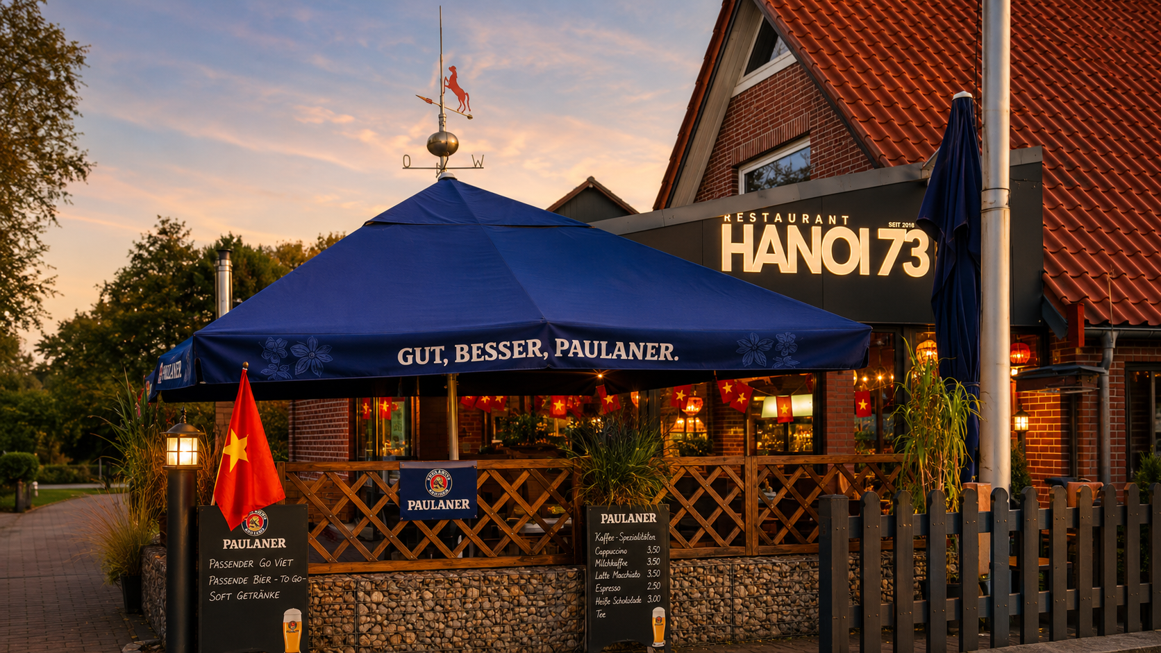 Hanoi73 in Düdenbüttel bei warmer Abendstimmung